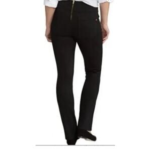 SPANX Black Singnature Waist Straight Leg Pants with Back Zipper - Size 32